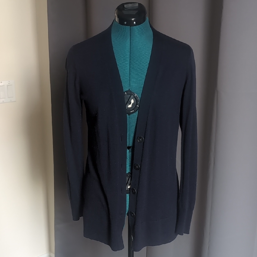 LOFT Navy Women's Cardigan Sweater